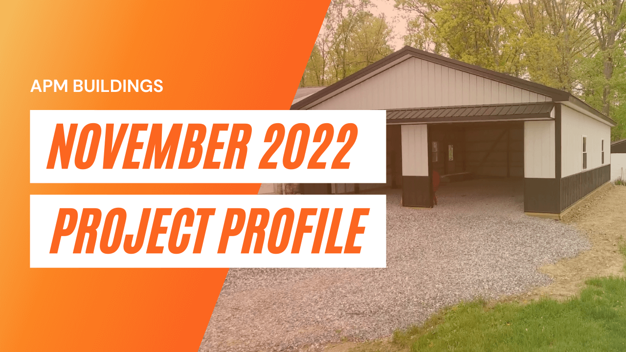 November Project Profile: Car Garage Pole Building