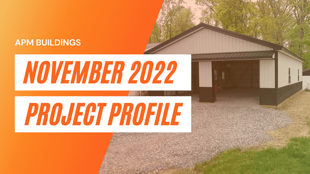 November Project Profile: Car Garage Pole Building