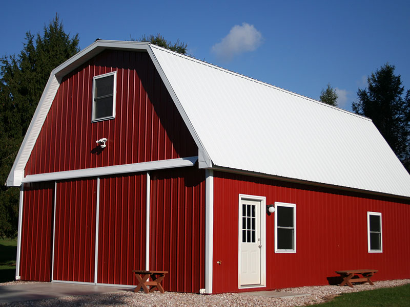 Gambrel Attic Pole Building