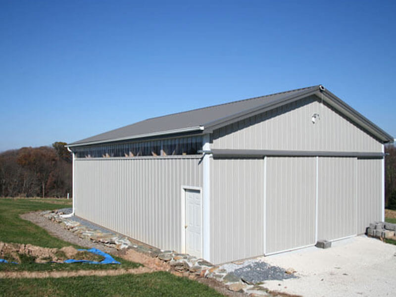 Gambrel Attic Pole Building