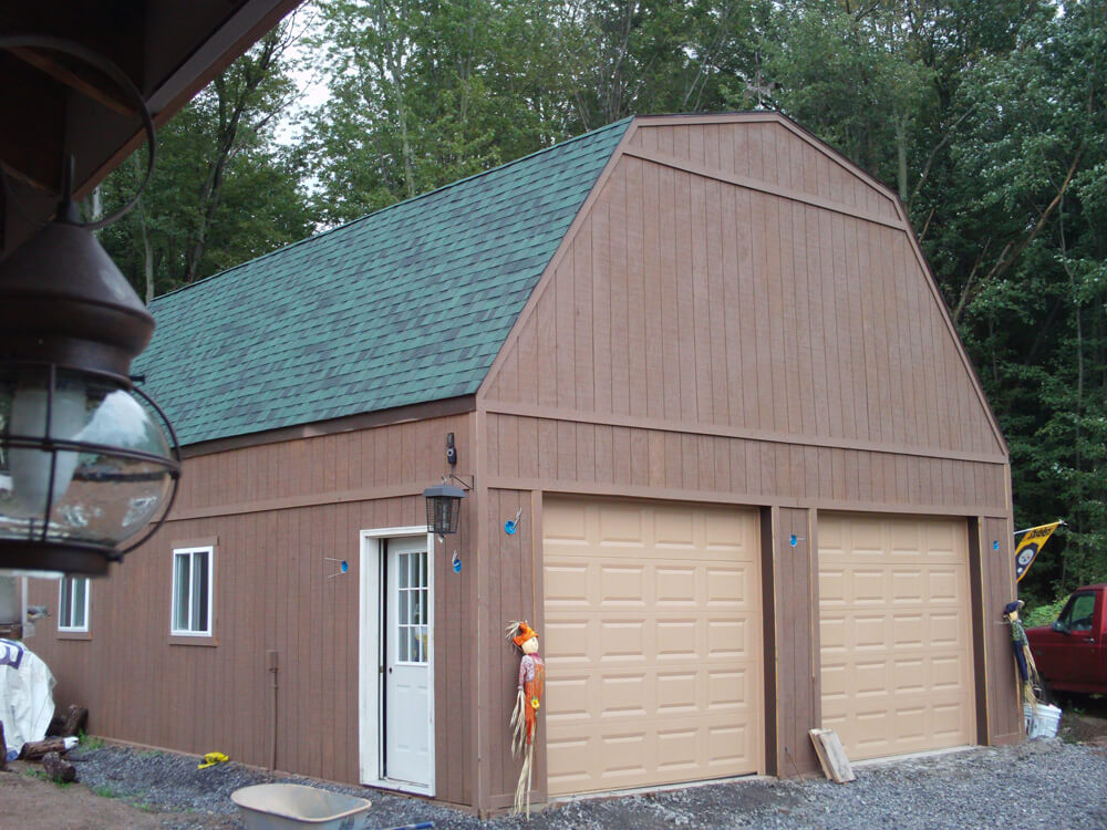 Gambrel Roof Stud Wall Garage