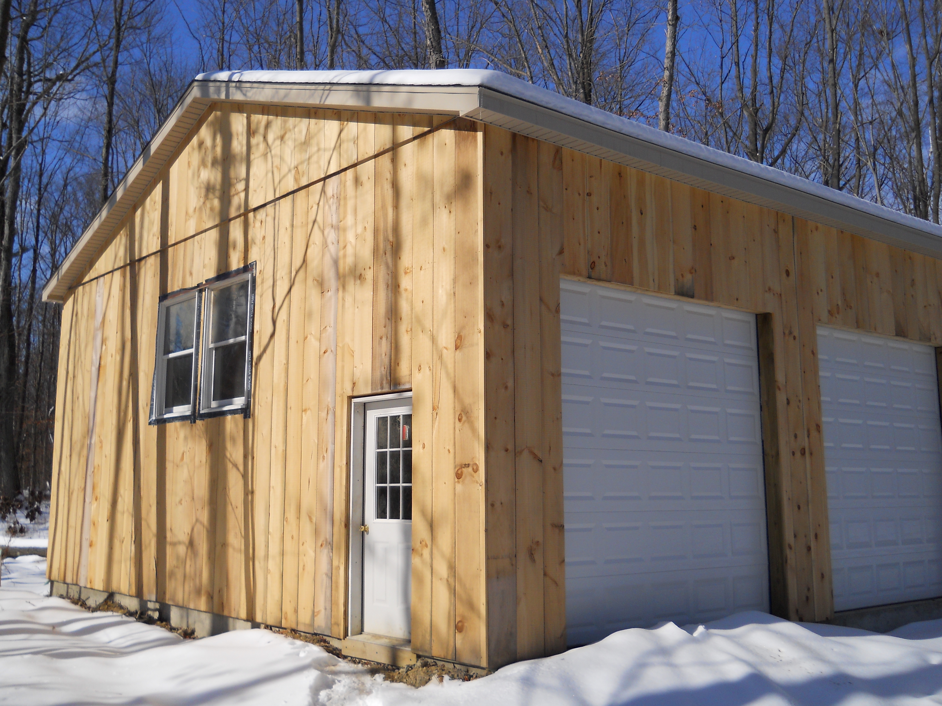 Large Pole Building with Lean-To