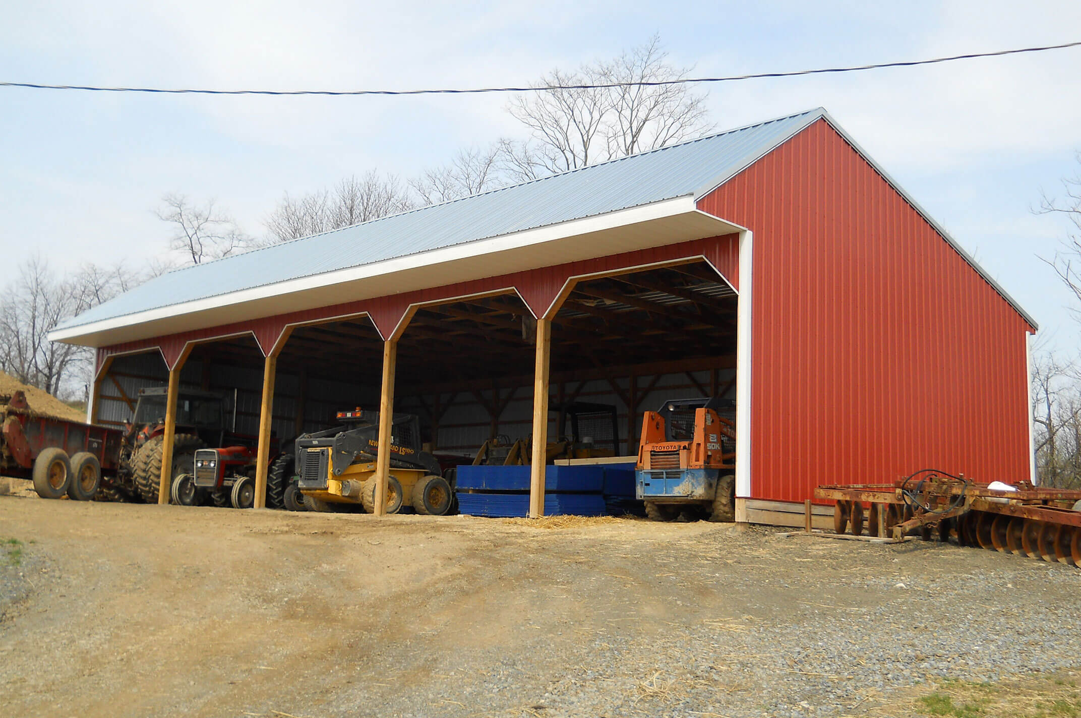 Pole Building With Attic Storage